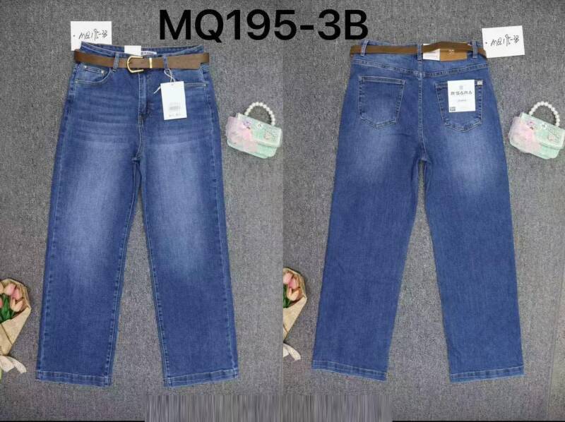Spodnie damskie jeansy Roz XS-XL, 1 Kolor Paczka 10 szt